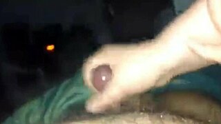 Latina's hairy pussy dripping with cum