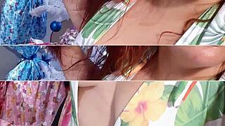 the boy caught me masturbating in the bathroom and fucked me in the shower