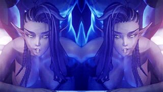 elaisha living her slut dreams with hardcore cum