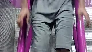 Machine solo in gym with mature roommate daddy dorm amateurs sexy cute fitness?