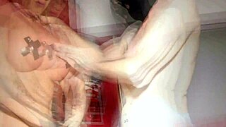 Deep throat action with old man dominating tattooed milf