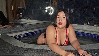 Smoking in the Jacuzzi While I Worship Your Body and Ass.