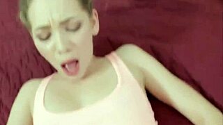 Blonde Teen Stepsister Demands Blowjob from Brother