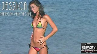 jessica’s hot bikini dance at beach got me all worked up, ya know?