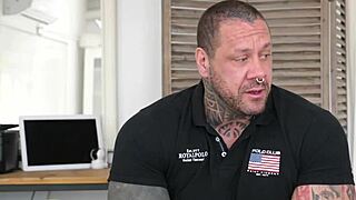 Redhead pornstar with fake tits sucks monster cock!