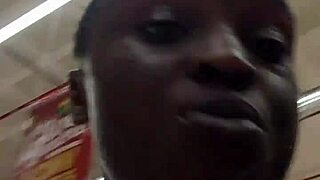 NIGERIAN BITCH MASTURBATES IN WEST HILLS MALL WASHROOM