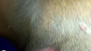 latina toys herself hard with dripping mel