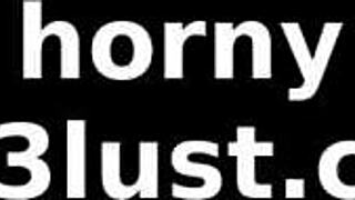 wife's gorgeous big natural tits bouncing while bent over