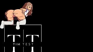 Young Girl Takes Monster Dick in Ass First Time