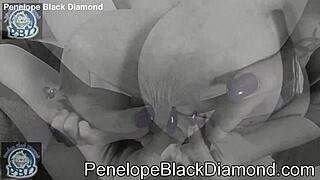 Penelope Black Diamond's Intense Anal Orgasm with Vibrator