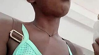 NIGERIAN BITCH MASTURBATES IN WEST HILLS MALL WASHROOM