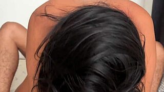 Slim woman devours monster cock and swallows huge cum load in mouth!