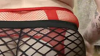 Tomboy undresses in bath