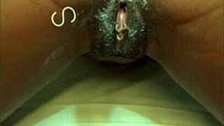 pretty teen girl intensely masturbates her wet pussy and asshole in homemade video