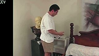 Zoe Strips And Spanks Her Bf's Man!