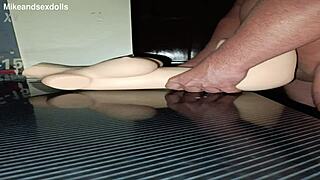 Curvy fuck doll in trailer huge cock creampie