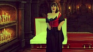 granny vampyra finger fucked and pussy licked to orgasm by familiar