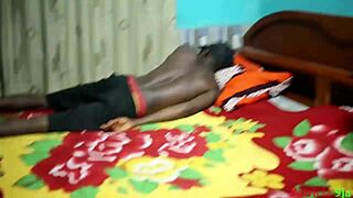 My step uncle's wife insists on fucking me on his bed with new hardcore banging style