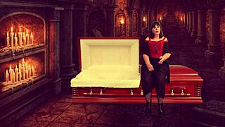 granny vampyra finger fucked and pussy licked to orgasm by familiar