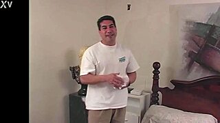 Zoe Strips And Spanks Her Bf's Man!