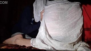 Brunette stepmom bends over in skirt, allowing homemade ass licking before anal doggystyle sex