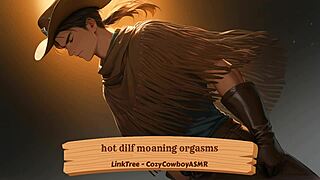 Hot DILF friend moans intensely during multiple orgasms with boyfriend