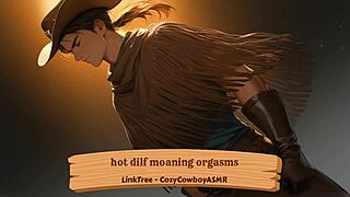 Hot DILF friend moans intensely during multiple orgasms with boyfriend