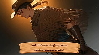 Hot DILF friend moans intensely during multiple orgasms with boyfriend