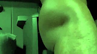 Ebony couple engages in deepthroat training with big black cock