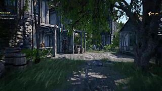 Stripped clothes reveal tits in playful game