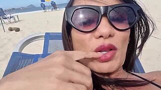 Dogging Na Praia With Tinder Macho in Wild Action!