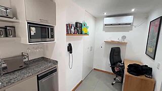 colorada argentina arrives horny with vibrator in ass for anal sex and monster cock fucking