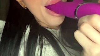 British Exchange Student Teases with Solo Toy Play