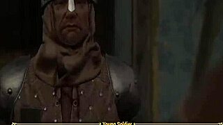 Stripped clothes reveal tits in playful game