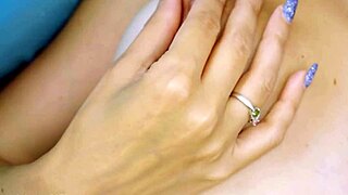 Radiant brunette glow shows her stunning body during a photoshoot