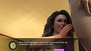 Surprise Threesome With Boss In Lingerie And Blowjob.