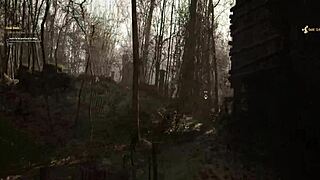 Stripped clothes reveal tits in playful game