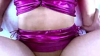 Petite big tit takes missionary after school