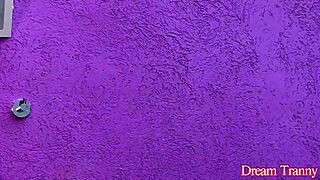 Sexy Tgirl Marcelle Herrera Rides a Stud's Hard Cock Bareback!