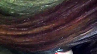 Brunette Step Sister Delivers Intense Deepthroat Blowjob on Massive Interracial Cock