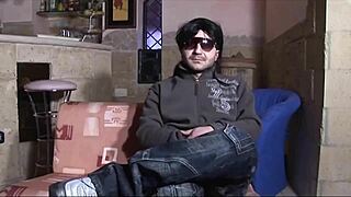 mask of a housewife to cover her face in amateur setting