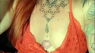 redhead with big ass teases in the shower