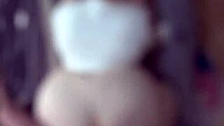 HOMEMADE AMATEUR SEX WITH CHUBBY GIRL CUM ON ASS