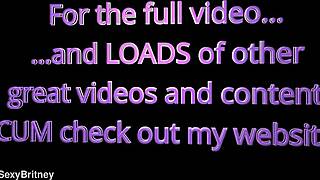 Big N Sexy Britney Swallowing Huge Cumshots?