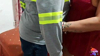 Novinho fucks me hard in my mother-in-law's living room