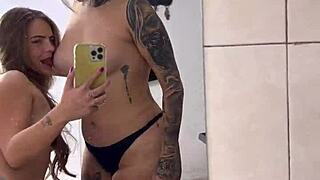 stepsister caught masturbating in room