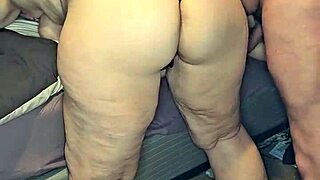 eating her pussy and ass from behind with gaping