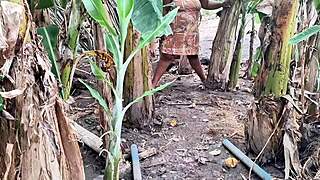 Milf Evangelical With Big Pussy Pees In Public Outdoors