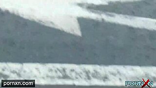 horny skinny leyla with small tits goes public in lingerie