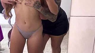 stepsister caught masturbating in room